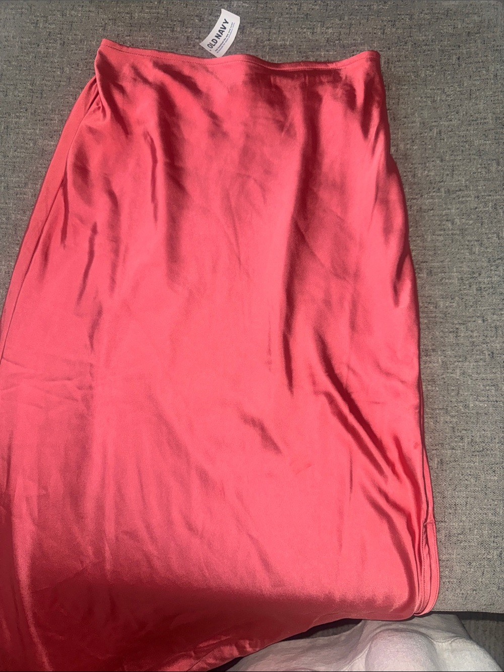 Old Navy Coral Midi Pencil Skirt